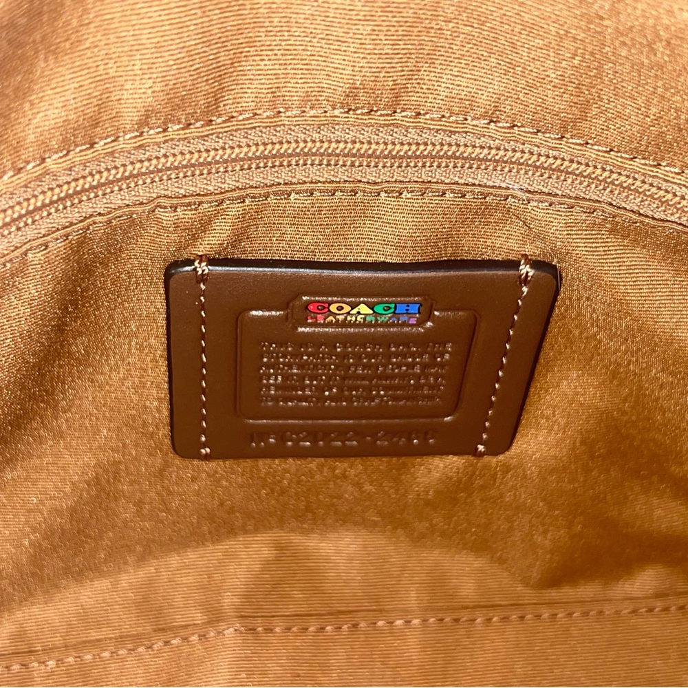 Coach Pride Rainbow Rowan Satchel with Rainbow Strap - Picture 5 of 8